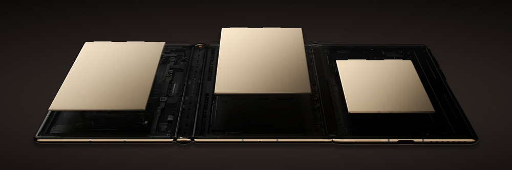 5600 mAh ultra thin silicon anode battery Huawei Mate XT Ultimate 5600 mAh ultra-thin silicon anode battery - Huawei Mate XT Ultimate
