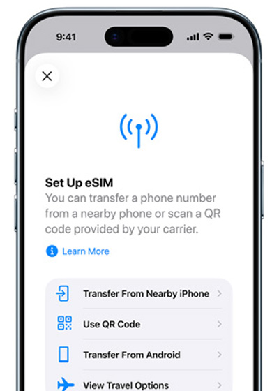 Apple iPhone Air Connectivity