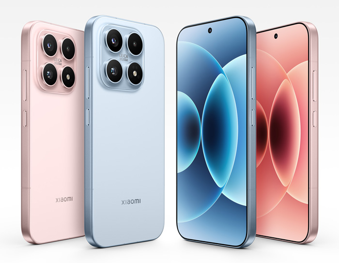 Xiaomi 17: Light Blue and Pink
