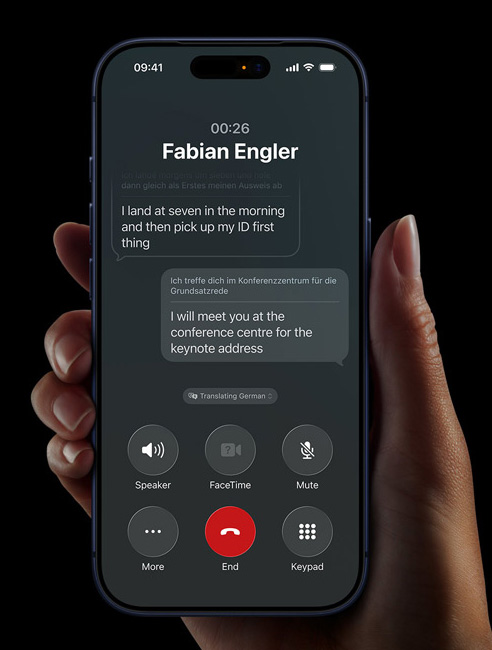 Apple Intelligence. Effortlessly helpful features — from image creation to Live Translation Apple Intelligence. Effortlessly helpful features — from image creation to Live Translation.