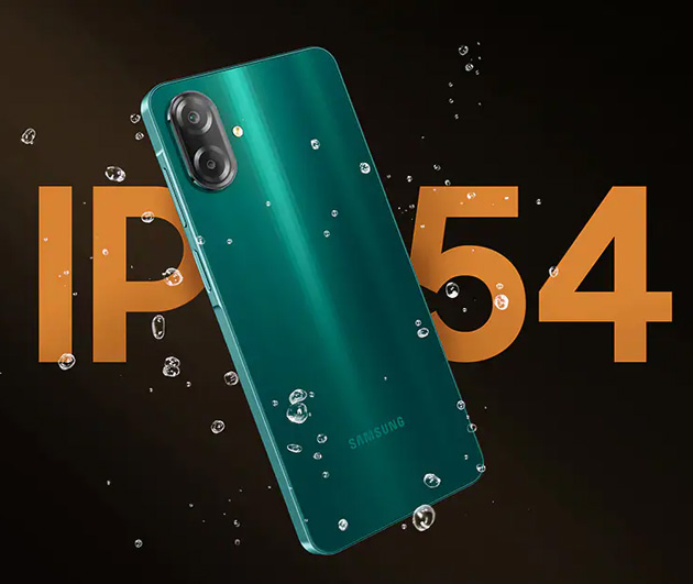 Samsung Galaxy F07 has IP54 Protection Samsung Galaxy F07 has IP54 Protection
