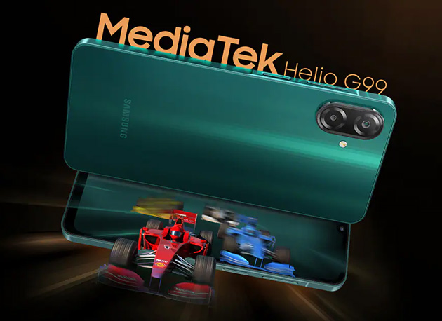 Samsung Galaxy F07 with MediaTek Helio G99 processor Samsung Galaxy F07 with MediaTek Helio G99 processor