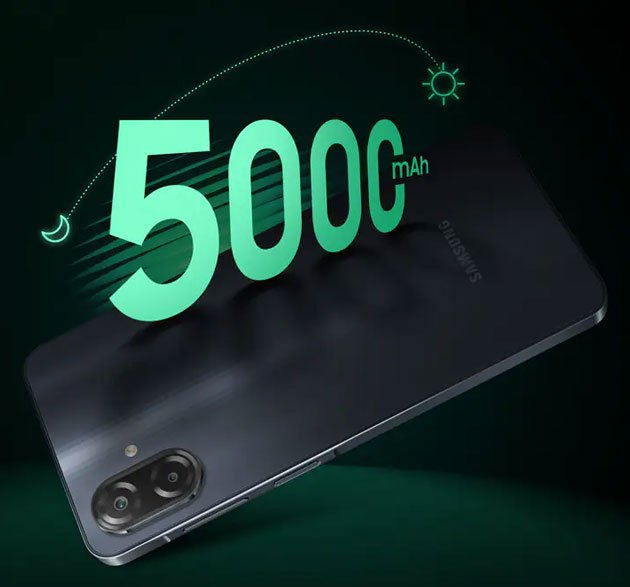 Samsung Galaxy M07 5000mAh battery with 25W fast charging support Samsung Galaxy M07 5000mAh battery with 25W fast charging support.