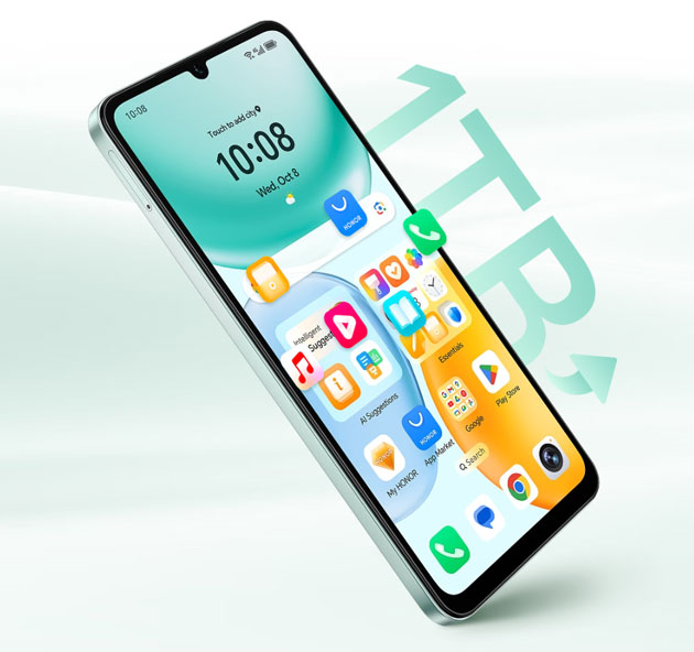 The Honor X5c supports storage expansion up to 1TB via a MicroSD card The Honor X5c supports storage expansion up to 1TB via a MicroSD card.