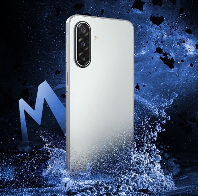 The Samsung Galaxy M17 is built tough with Corning Gorilla Glass Victus and IP54 dust and splash protection.