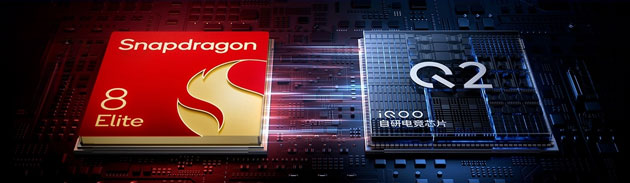 iQOO Neo 11 is powered by the Qualcomm Snapdragon 8 Elite chipset and Adreno 830 GPU. Gaming Chip Q2 iQOO Neo 11 Processor: Qualcomm Snapdragon 8 Elite + Gaming Chip Q2