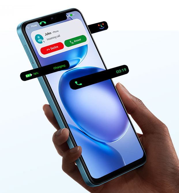 itel A100C The Dynamic Bar is a Clever Touch itel A100C: The Dynamic Bar is a Clever Touch