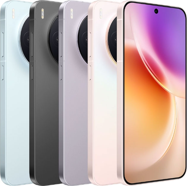 vivo X300 colors Black Blue White and Brown vivo X300 colors Black, Blue, White and Brown.