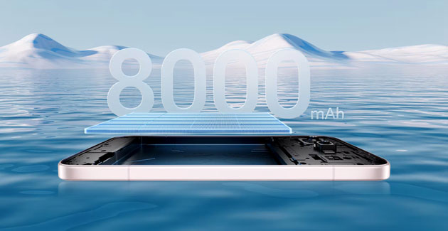 Honor 500 8000mAh battery