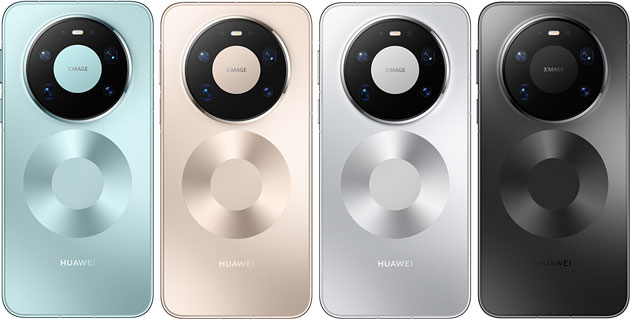 Huawei Mate 80 Pro Max Colors Black, Blue, Silver, and Gold.