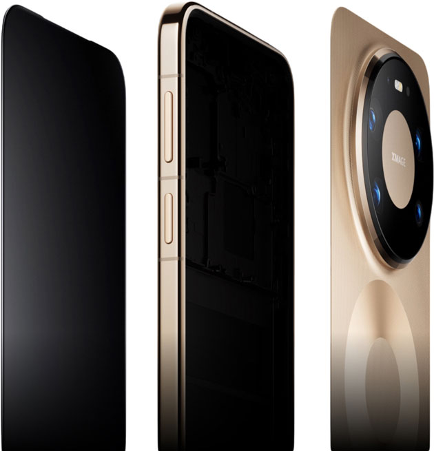 Huawei Mate 80 Pro Max display with Kunlun Glass 2 protector