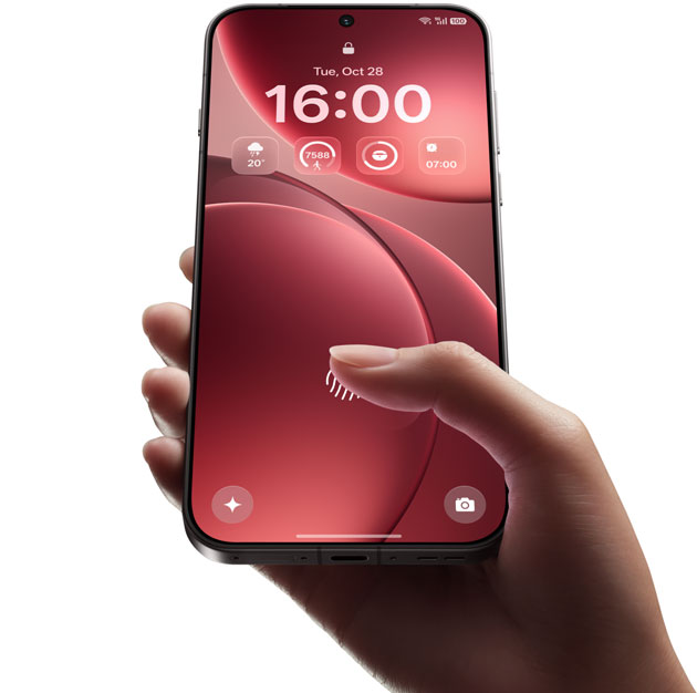 OPPO Find X9 Pro 3D Ultrasonic Fingerprint Sensor
