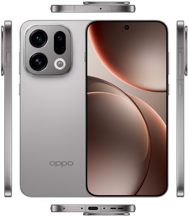 Oppo Find X9s aerospace‑grade aluminium frame OPPO Find X9's aerospace‑grade aluminium frame