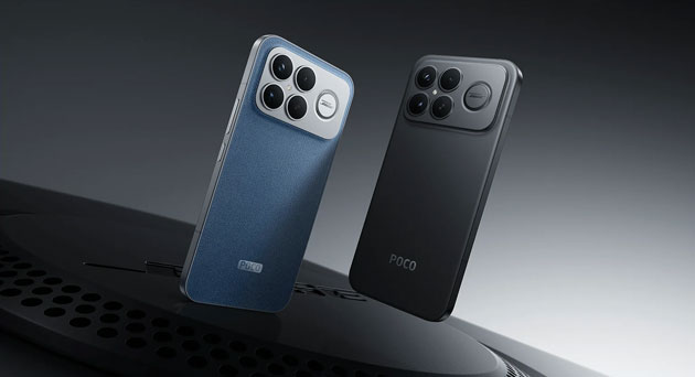 Poco F8 Ultra colors in Denim Blue and Black Poco F8 Ultra colors in Denim Blue and Black.