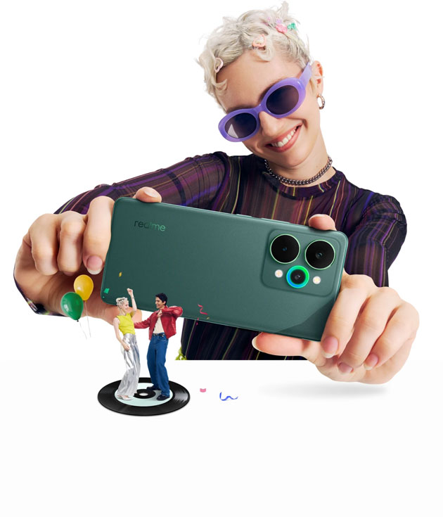 Realme 15 5G Camera Dual 50MP and Dual 4K (FR)