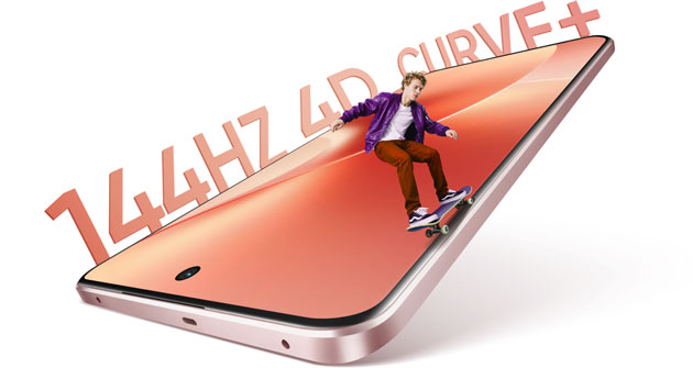 Realme 15 5G has a 6.8-inch144Hz HyperGlow 4D Curve+ display with a 2800 x 1280 resolution.