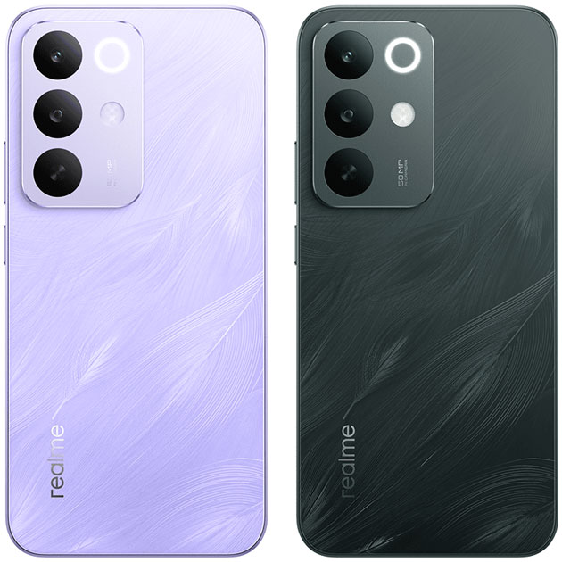 Realme C85 Pro Colors Parrot Purple and Peacock Green Realme C85 Pro Colors Parrot Purple and Peacock Green.