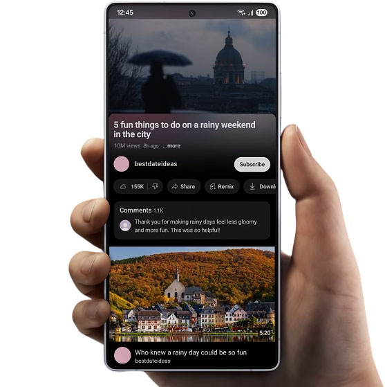 Samsung Galaxy S25 Ultra 6.9-inch 120Hz AMOLED 2X screen has a Quad HD+ resolution (3120 x 1440) with a peak brightness of 2600 nits.