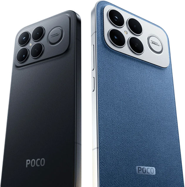 The back of the Poco F8 Ultra has a beautiful texture and the build quality is The back of the Poco F8 Ultra has a beautiful texture and the build quality is excellent.