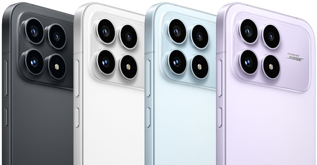 Xiaomi Redmi K90 Colors Black White Aquamarine and Light Purple Conclusion about the Xiaomi Redmi K90