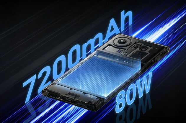 nubia Z80 Ultra 7200mAh battery