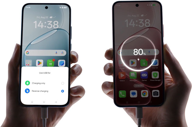 OPPO A6 Pro Reverse Charging OPPO A6 Pro Reverse Charging