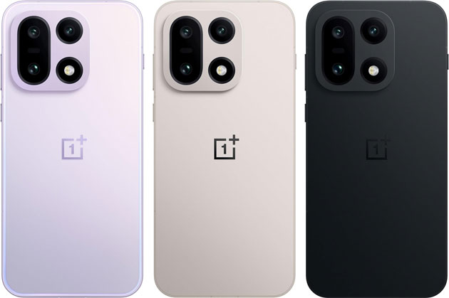 OnePlus 15 Colors with Different Weights and Thicknesses