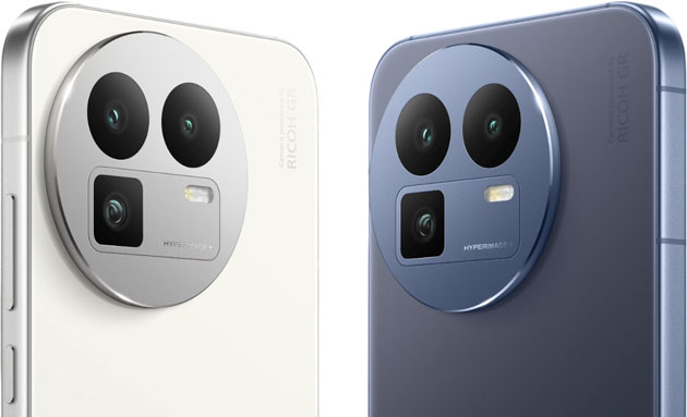Realme GT 8 White and Navy Blue Colors Realme GT 8 Diary White and Urban Blue Colors