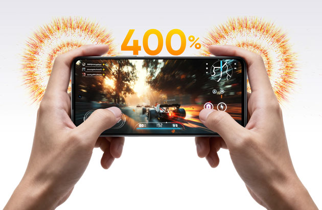 Realme P4x Dual Stereo Speakers