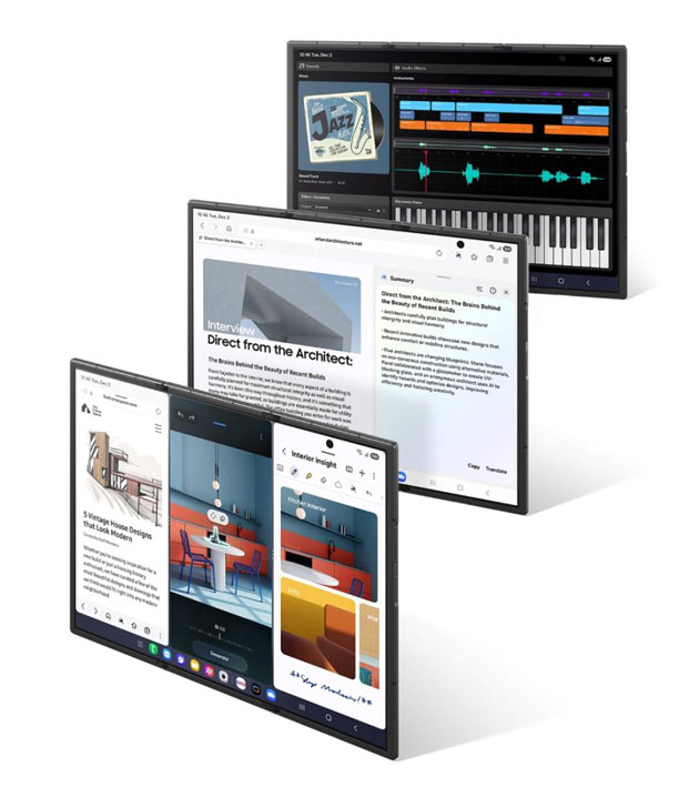 Samsung Galaxy Z TriFold Triple multitasking Samsung Galaxy Z TriFold, Triple multitasking