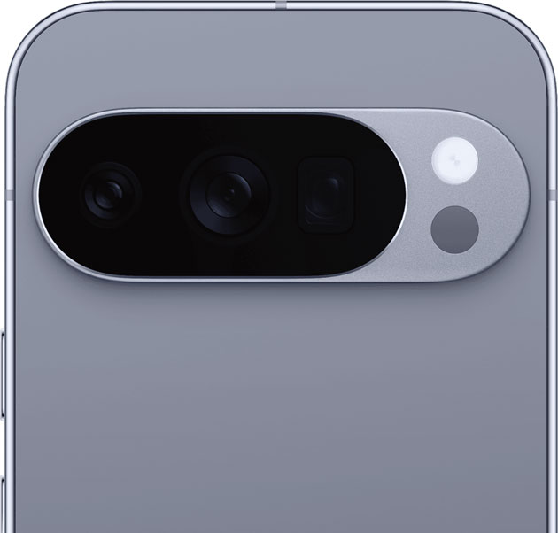 The Google Pixel 10 Pro in Moonstone color comes in three storage configurations: 128GB, 256GB, and 512GB, and is 8.6mm thick and weighs 207g.
