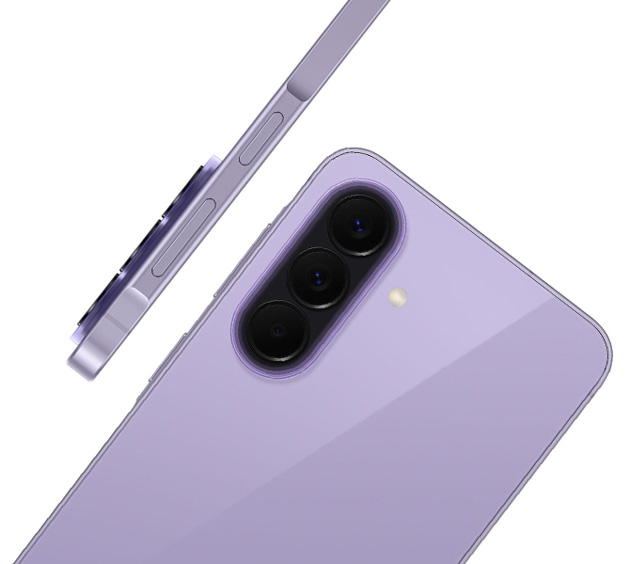 Back and side of Samsung Galaxy A57 Lilac Back and side of Samsung Galaxy A57 Lilac