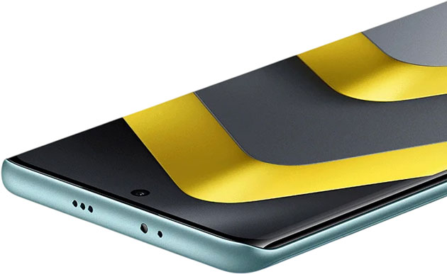 Poco M8 curved edges