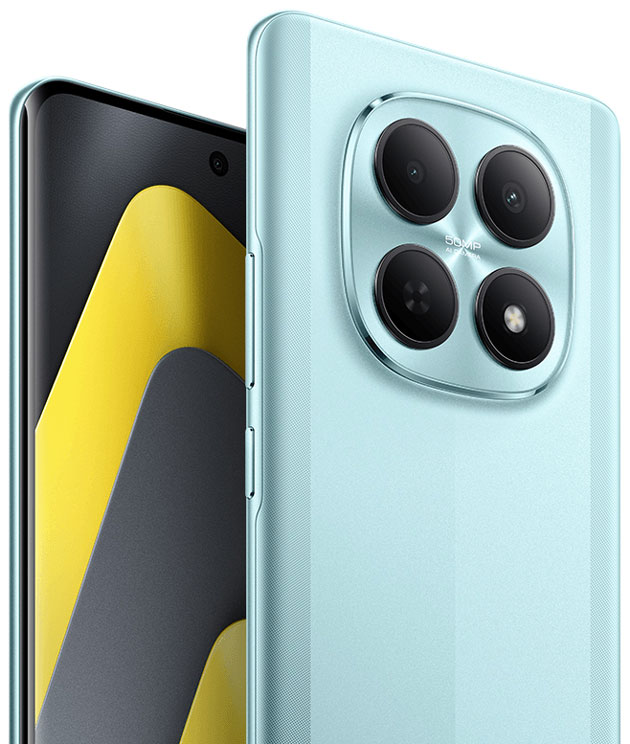 Poco M8 front and rear camera
