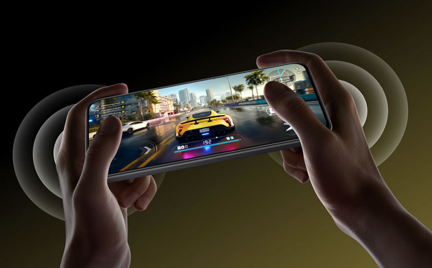 Realme Narzo 90 Sound with dual stereo speakers