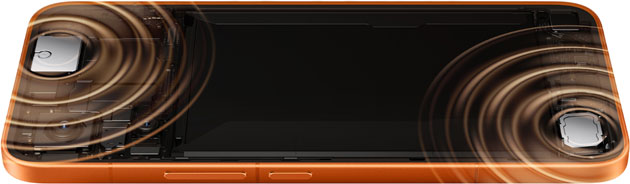 Redmi Turbo 5 Max uses symmetrical 1115F stereo speakers Redmi Turbo 5 Max uses symmetrical 1115F stereo speakers