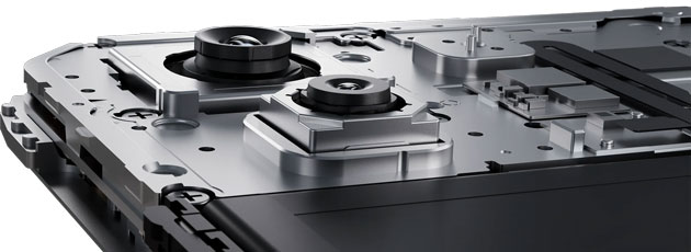 Detailed internal view of the camera sensor hardware in the Infinix Note 60 Pro.