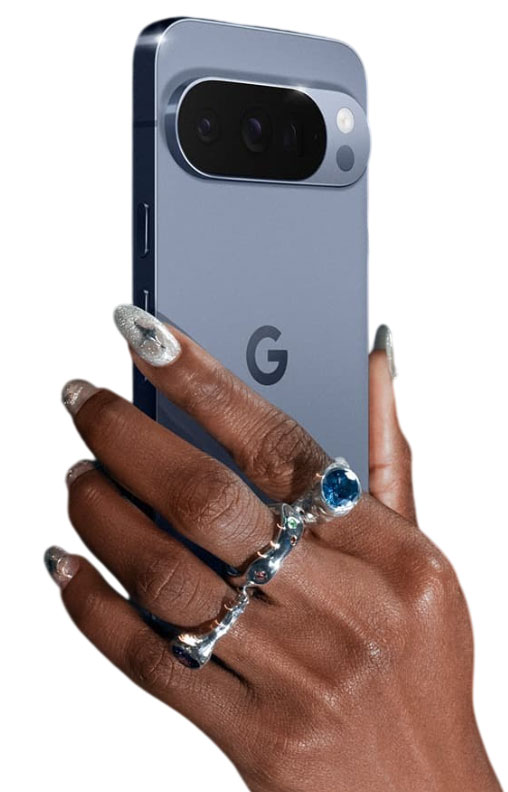 Google Pixel 10 Pro XL in hand Moonstone color Google Pixel 10 Pro XL in hand - Moonstone color