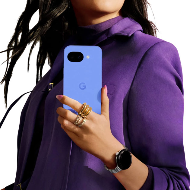 Google Pixel 10a Lavender in hand