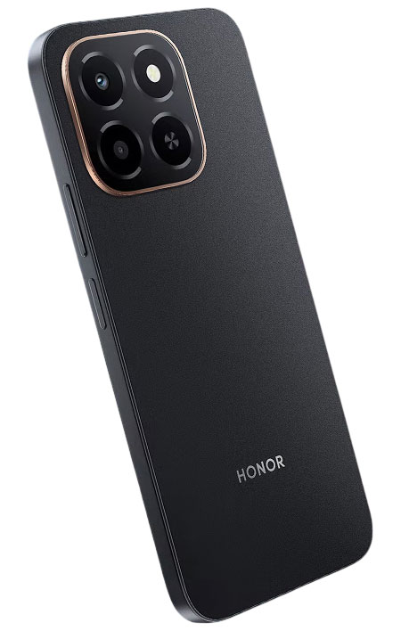 Honor X6c Midnight Black Back Design