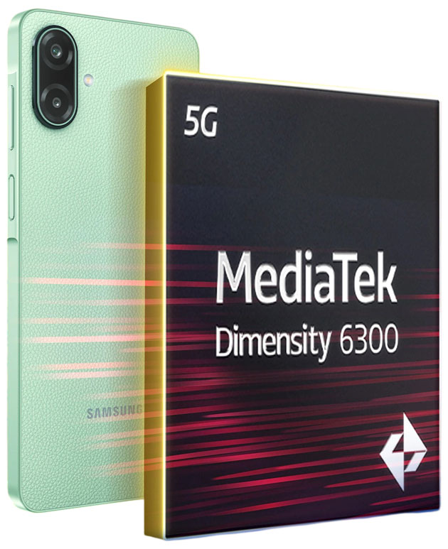 MediaTek Dimensity 6300 chipset, the processor used in the Samsung Galaxy F70e 5G.