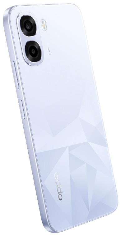 OPPO K14x 5G Icy Blue back design OPPO K14x 5G Icy Blue back design