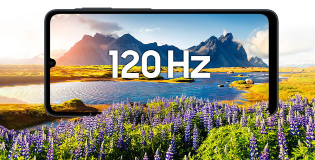 Samsung Galaxy A07 5G 6.7-inch Display with 120Hz refresh rate