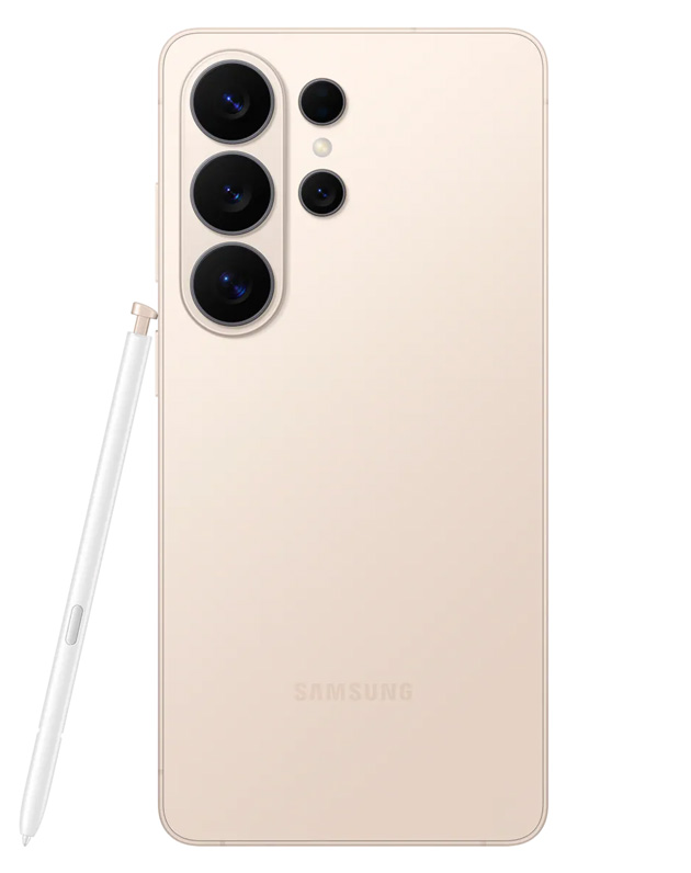 Samsung Galaxy S26 Ultra Pink Gold Back Panel with S-Pen