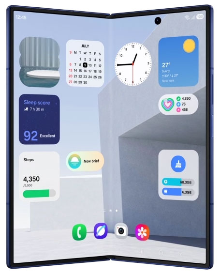 Samsung Galaxy Z Fold 7 screen crease Samsung Galaxy Z Fold 7 screen crease