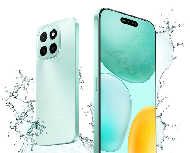 Water splash on Honor X6c