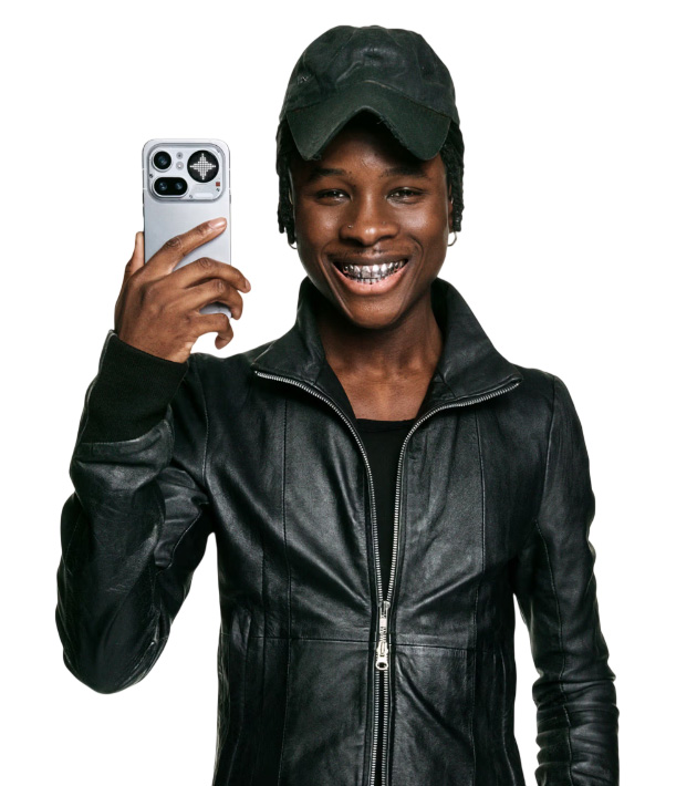 Nothing Phone (4a) Pro Silver in hand