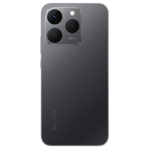 Realme Narzo 90 Carbon Black back design