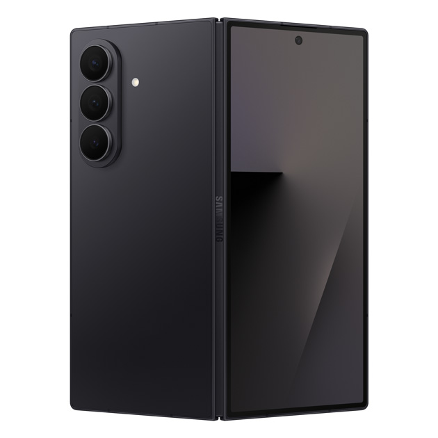 Samsung Galaxy Z Fold 7 Jet Black in folded