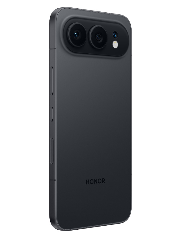 Side view of Honor 500 Obsidian Black